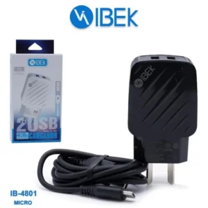 Cargador IBEK 2 USB a V8 4.8A 4801/4802/4803