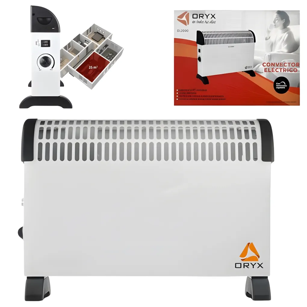 Convector Caloventor Eléctrico ORYX DL2000