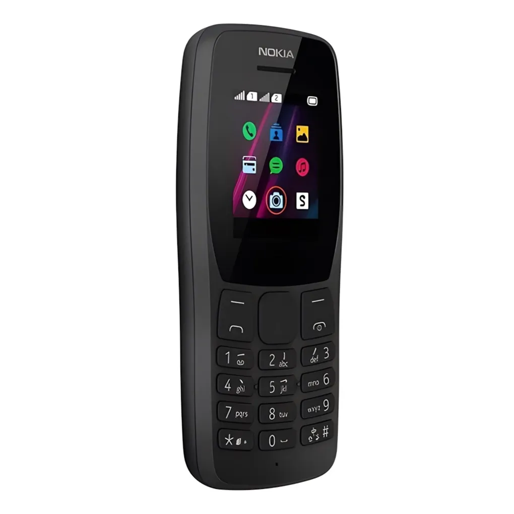 Nokia 110 (2019) Dual SIM 32 MB negro 32 MB RAM 1 Celular Nokia 110 4G (Con teclas)