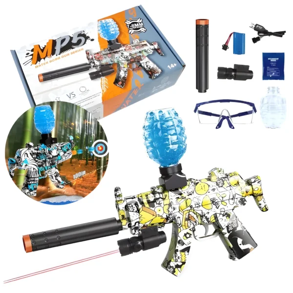 Pistola Hidrogel Ametralladora Usb M416