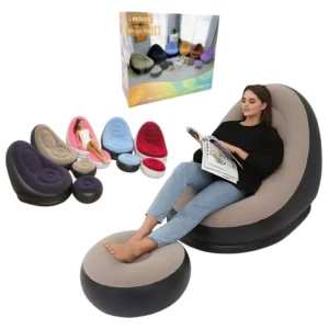 Sofa Inflable con Apoya Pie LEEDSOOY