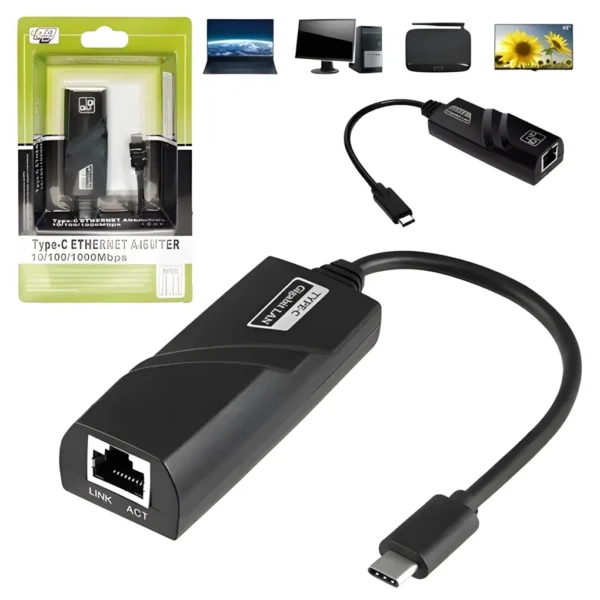 Adaptador Tipo C a Red Ethernet Adapter