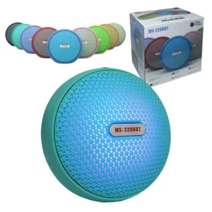 Parlante Portatil Circular Bluetooth MS-2208BT