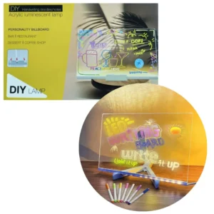 Pizarra Acrilica con luz para Escritura Pizarra Acrilica con luz para Escritura