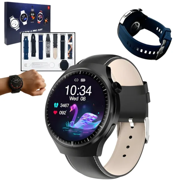 Smartwatch Redondo 8 en 1 WATCH 4 PRO SUIT