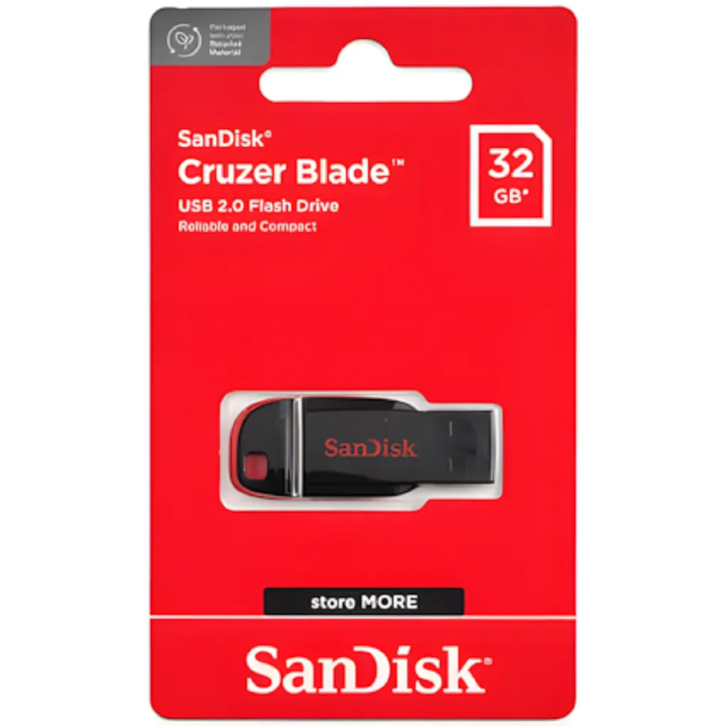 Pen Drive SanDisk 32GB Cruzer Blade 2.0