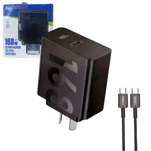 Cargador Ultra Rápido 168W Salida Doble HY-90W
