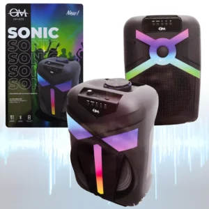 Parlante Bluetooth RGB 8″ Pulgadas SONIC OM 2073/2074