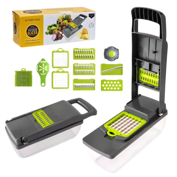 Rallador de Verdura 14 Piezas VEGGIE SLICER