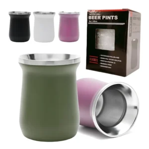 Mate Termico Acero Inoxidable BEER PINTS 180ML