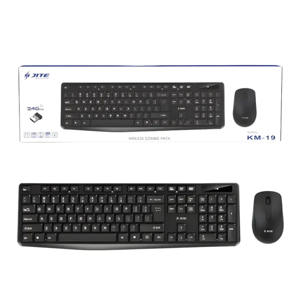 Mouse y Teclado Inalámbrico & Bluetooth JITE KM-19