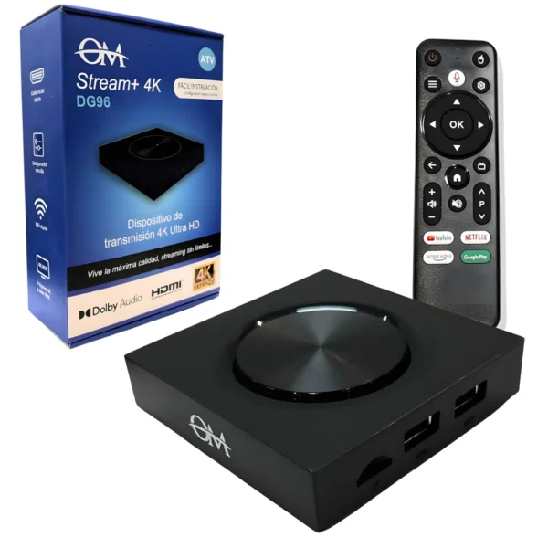 TV Box Stream+ 4K OM DG96