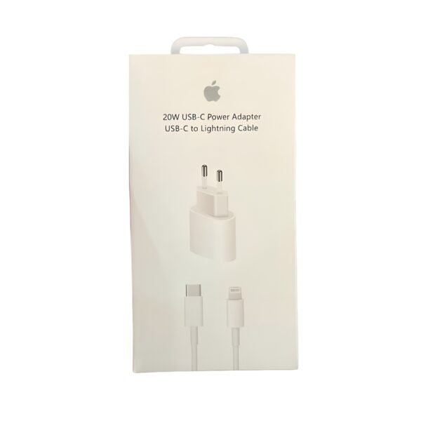 Cargador 20W Apple + Cable Usb C a lightning