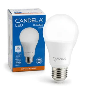 FOCO LED CANDELA LUZ CALIDA A60 15W 6797