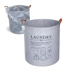 Canasto para Ropa con Estructura Metalica WASHDAY ACC0215