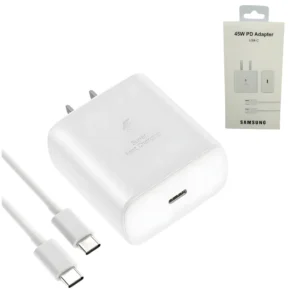 Cargador 45W PD Cable Tipo-C SAMSUNG Caja Blanca