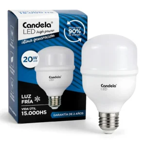 FOCO LED CANDELA HIGH POWER 20W LUZ FRIA 6802
