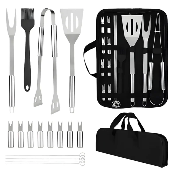 Kit Parrillero con Pinchos x16Pcs en Estuche ACC0176/0206