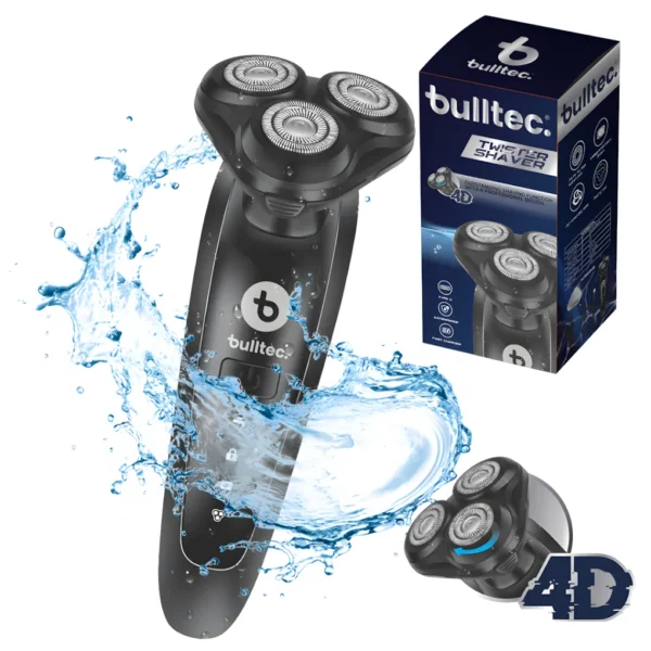 Maquina Afeitadora 4D TWISTER SHAVER BULLTEC