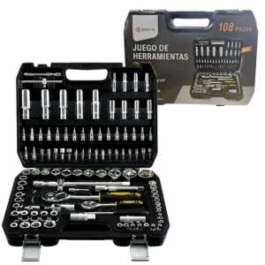 Set de Herramientas Y Juego De Llaves 108 Piezas x108PCS TS105