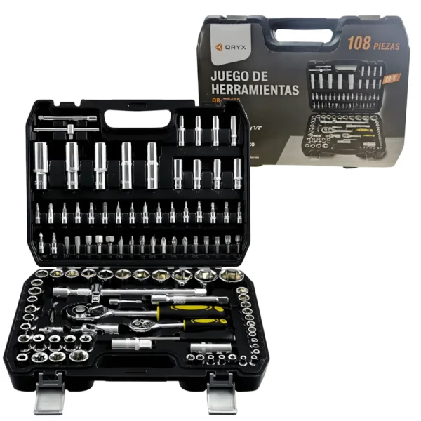 Set de Herramientas Y Juego De Llaves 108 Piezas x108PCS TS105
