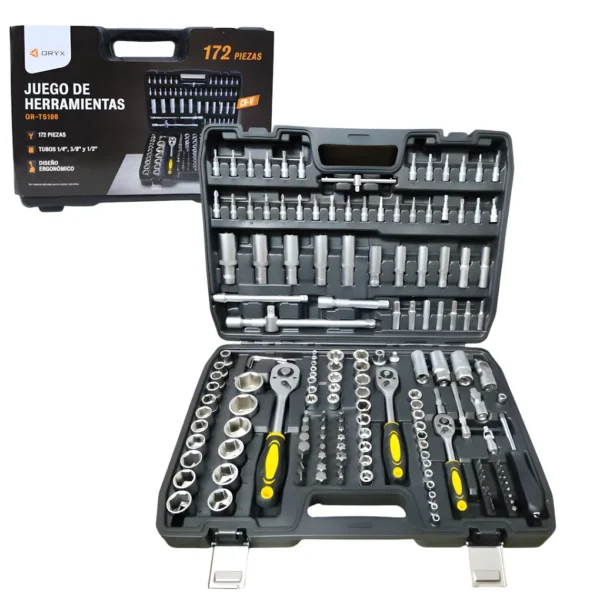 Set de Herramientas y Juego de Llave x172PCS ORYX OR-TS106