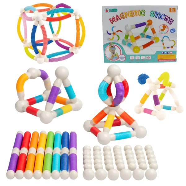 Juguete Magnetico Infantil STICKS x18Piezas 158-38
