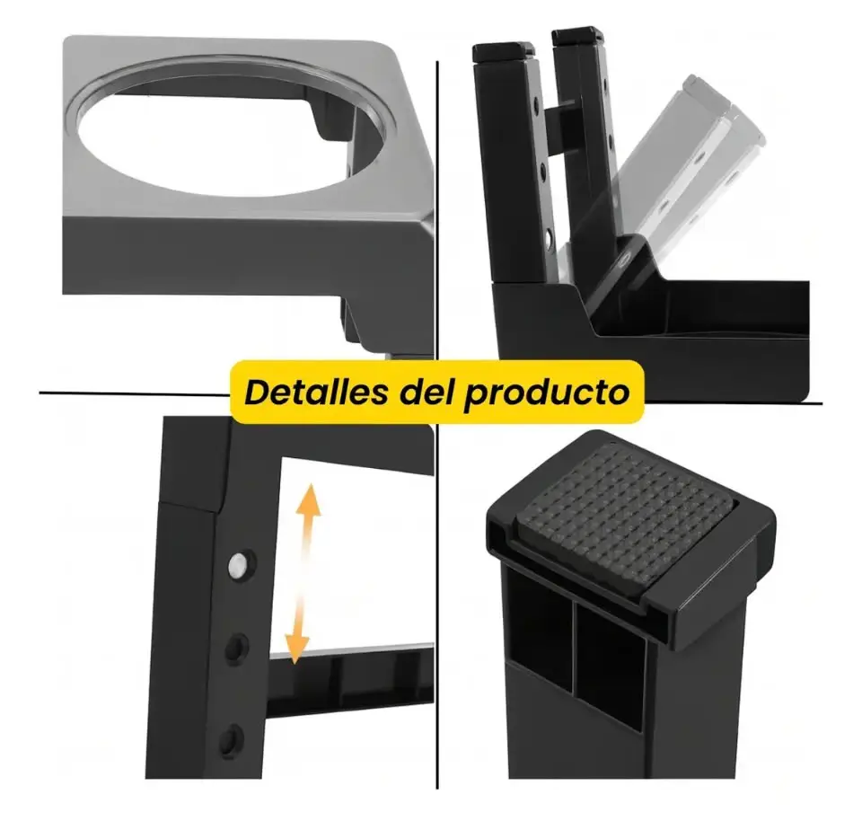 Comedero Bebedero Elevado Altura Ajustable