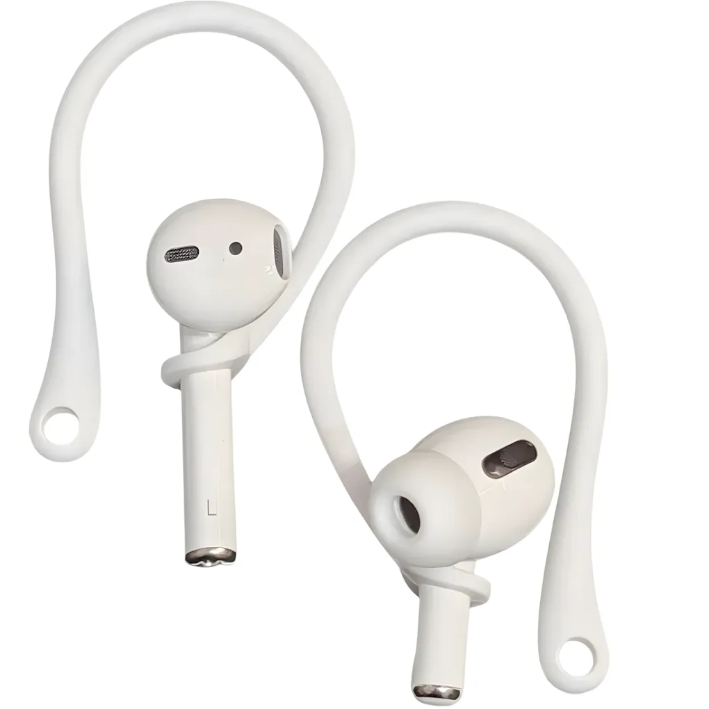 Soporte Antiperdida Para AirPods Gancho Silicona Auricular