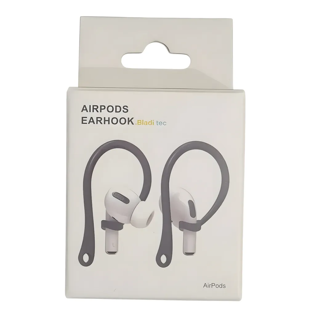 Soporte Antiperdida Para AirPods Gancho Silicona Auricular