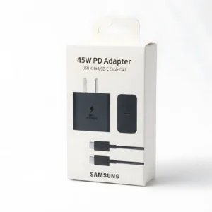 Cargador samsung 45w PD usb-c  cable c-c 5A