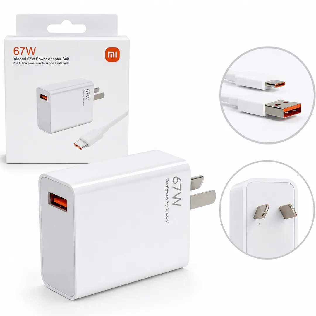 Cargador Xiaomi 67w c/cable