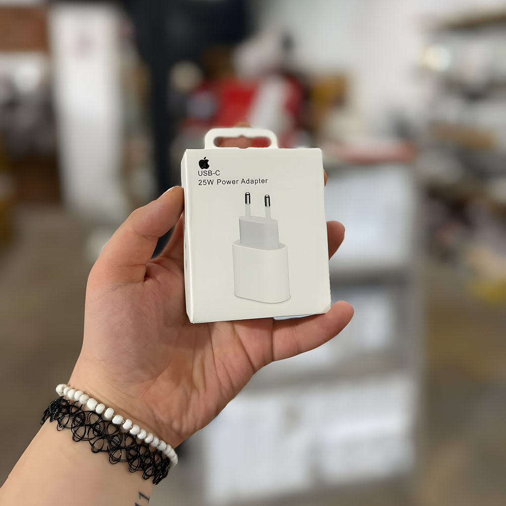 Cabezal Iphone Tipo C 25W (Pata Redonda)