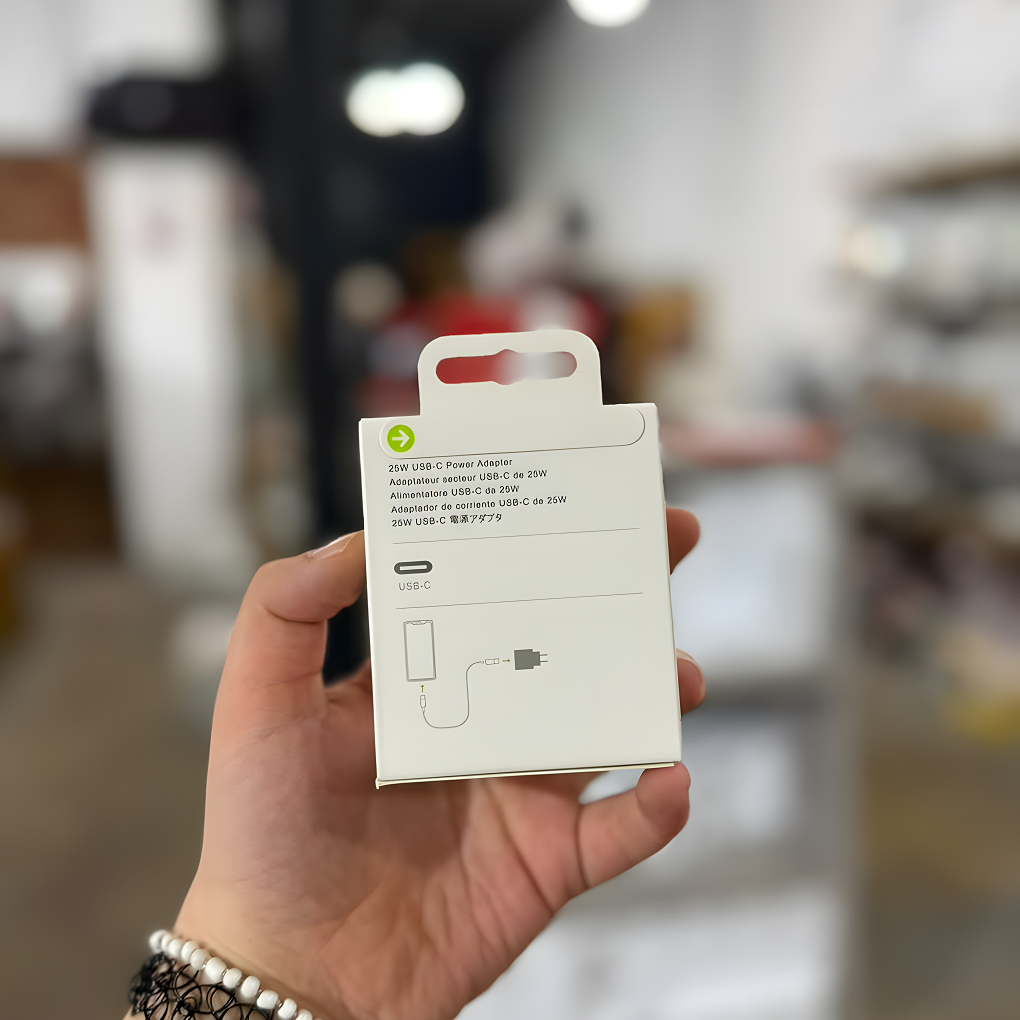 Cabezal Iphone Tipo C 25W (Pata Redonda)