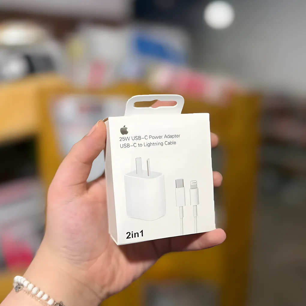 Cargador Completo 25W usb-c Cable C a Lightning Pata Argentina